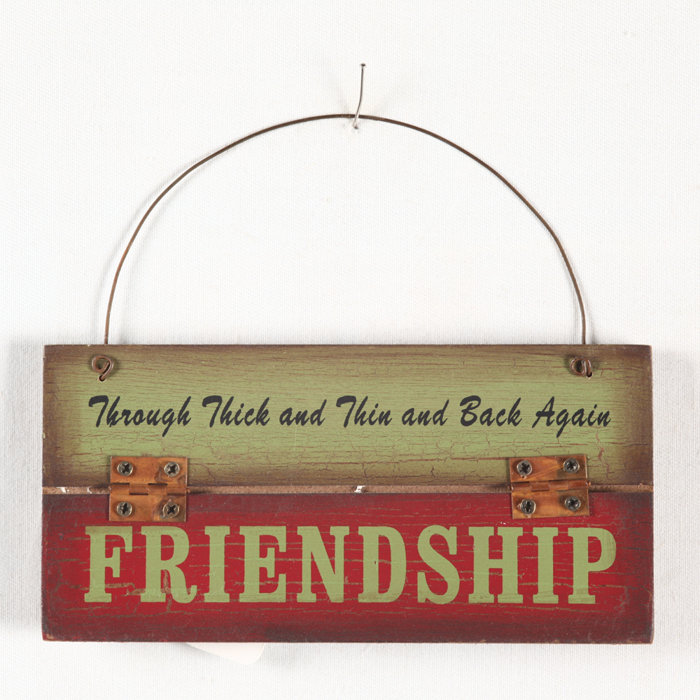 AttractionDesignHome "Friendship" Wood Wall Décor Wayfair